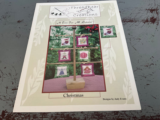 Thread Bear Creations A Tree For All Seasons Christmas counted cross stitch chart