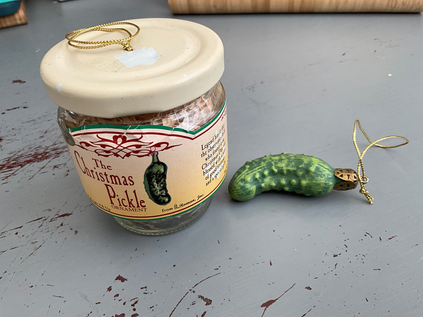 The Christmas Pickle Jar Christmas holiday ornament