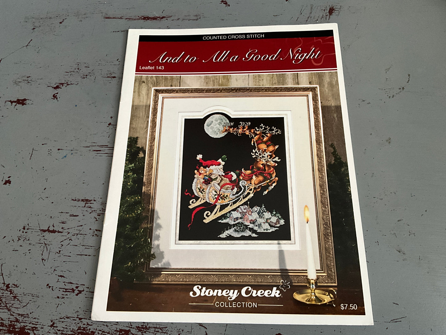 Stoney Creek And To All A Good Night Leaflet 143 counted crosss stitch chart