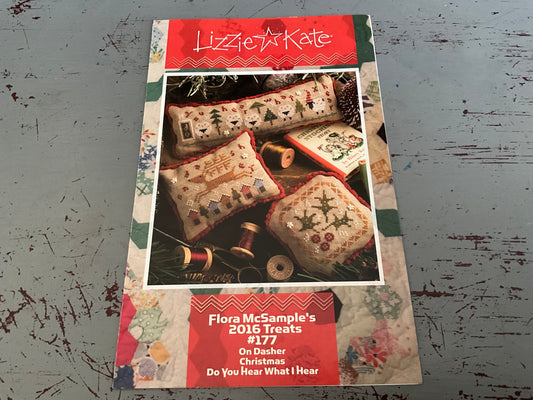Lizzie Kate Flora Mc Sample’s 2016 Treats #177 counted cross stitch chart