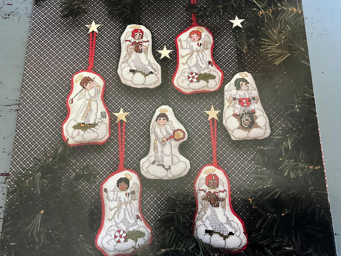 Douglas Designs Angelic All-Stars part 1 & 2 set of 2 cross stitch charts