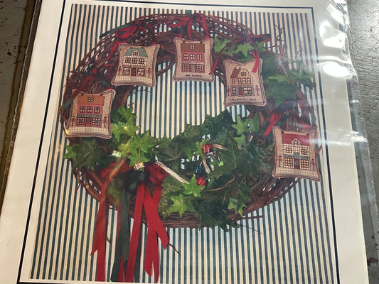 Margaret & Margaret Dickens’ Village Ornaments cross stitch chart signed by designer!