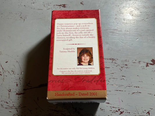 Hallmark Springing Santa 2001 Keepsake Ornament QX8085