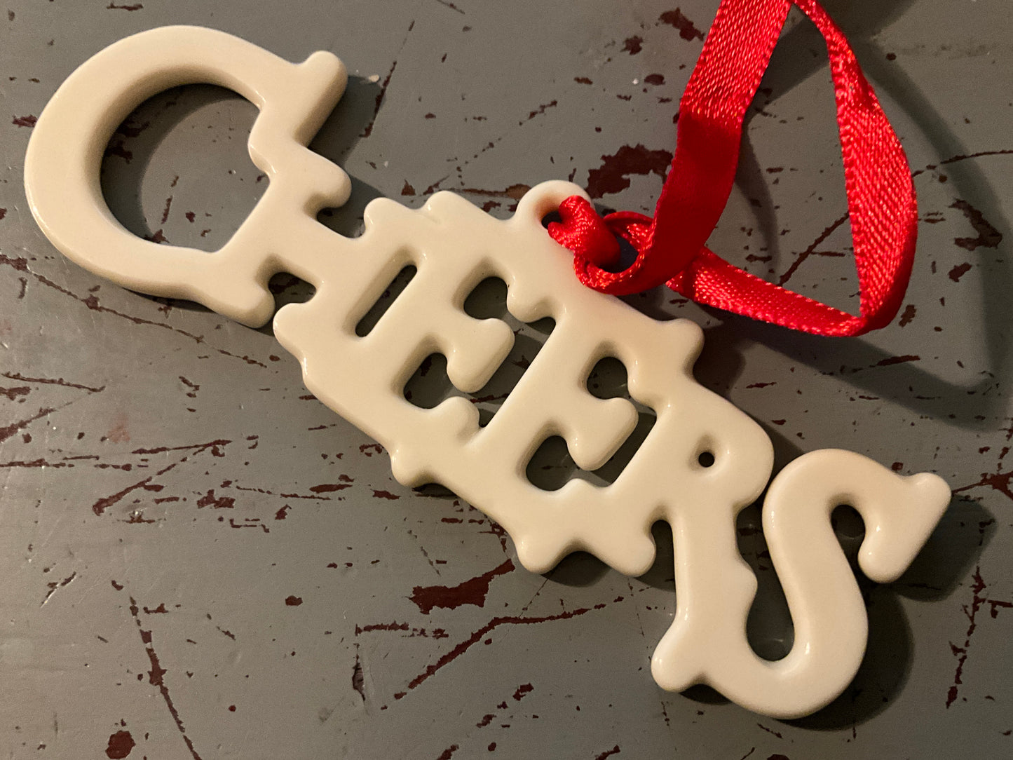 Lenox Greetings for the Season cheers Tag ornament