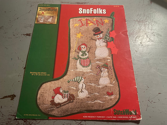 Stitch World X-Stitch SnoFolks 03-152L counted cross stitch chart*