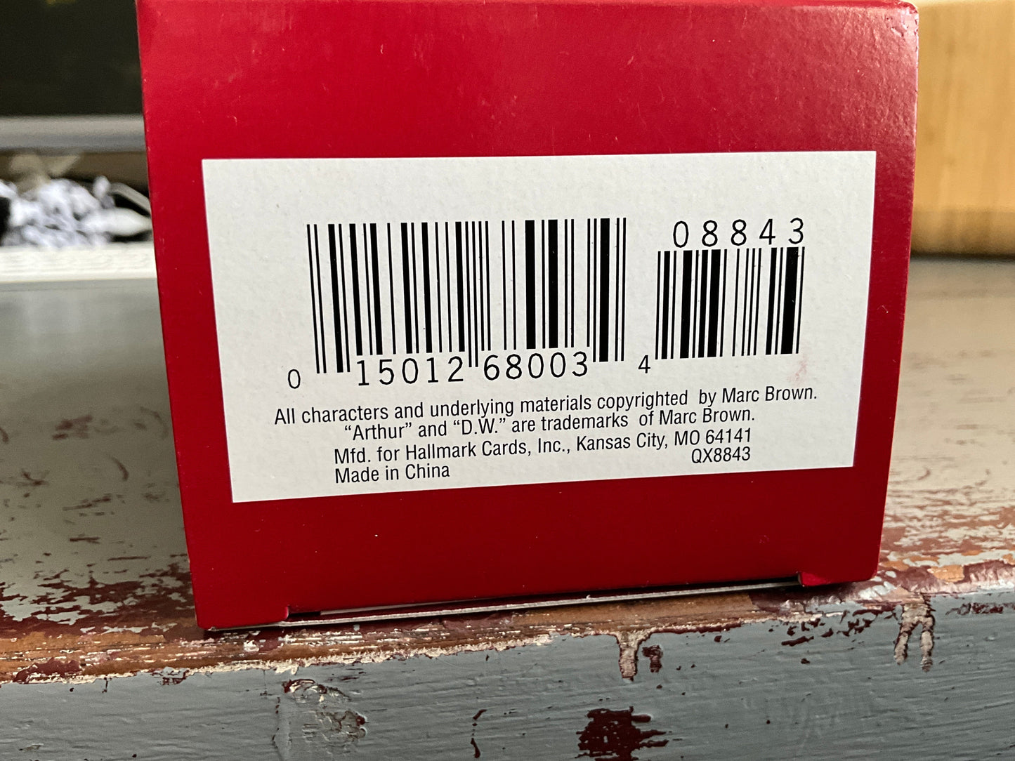 Hallmark Arthur and D.W. 2002 A Perfect Christmas Clip-On Keepsake Ornament QX8843