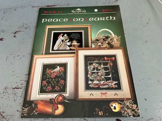 Rain Drop peace on earth Book 11 counted cross stitch chart
