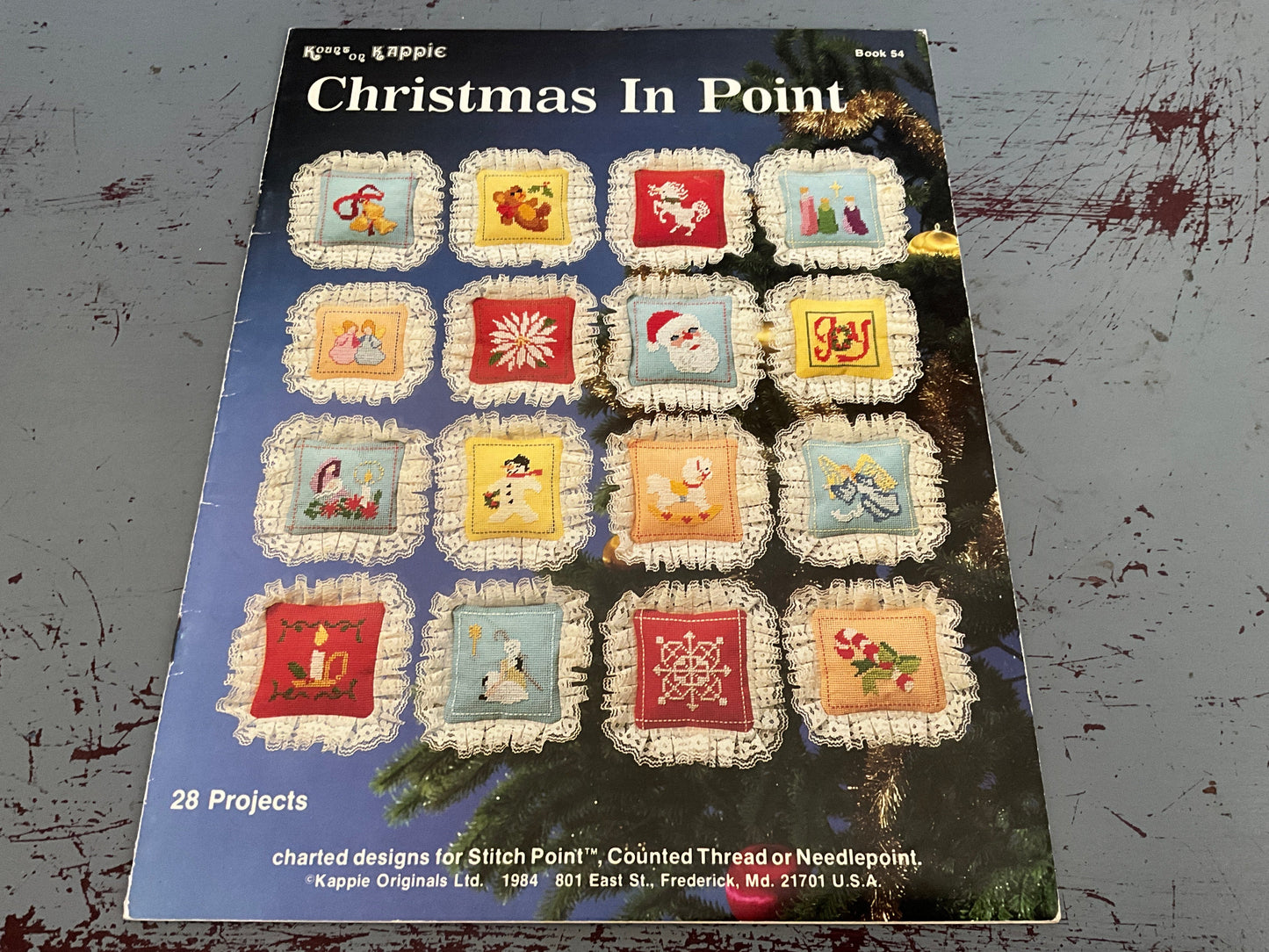 Kount On Kappie Christmas In Point 28 projects for counted thread or needlepoint