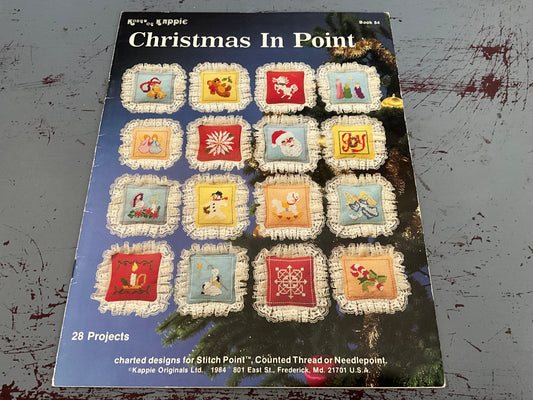Kount On Kappie Christmas In Point 28 projects for counted thread or needlepoint