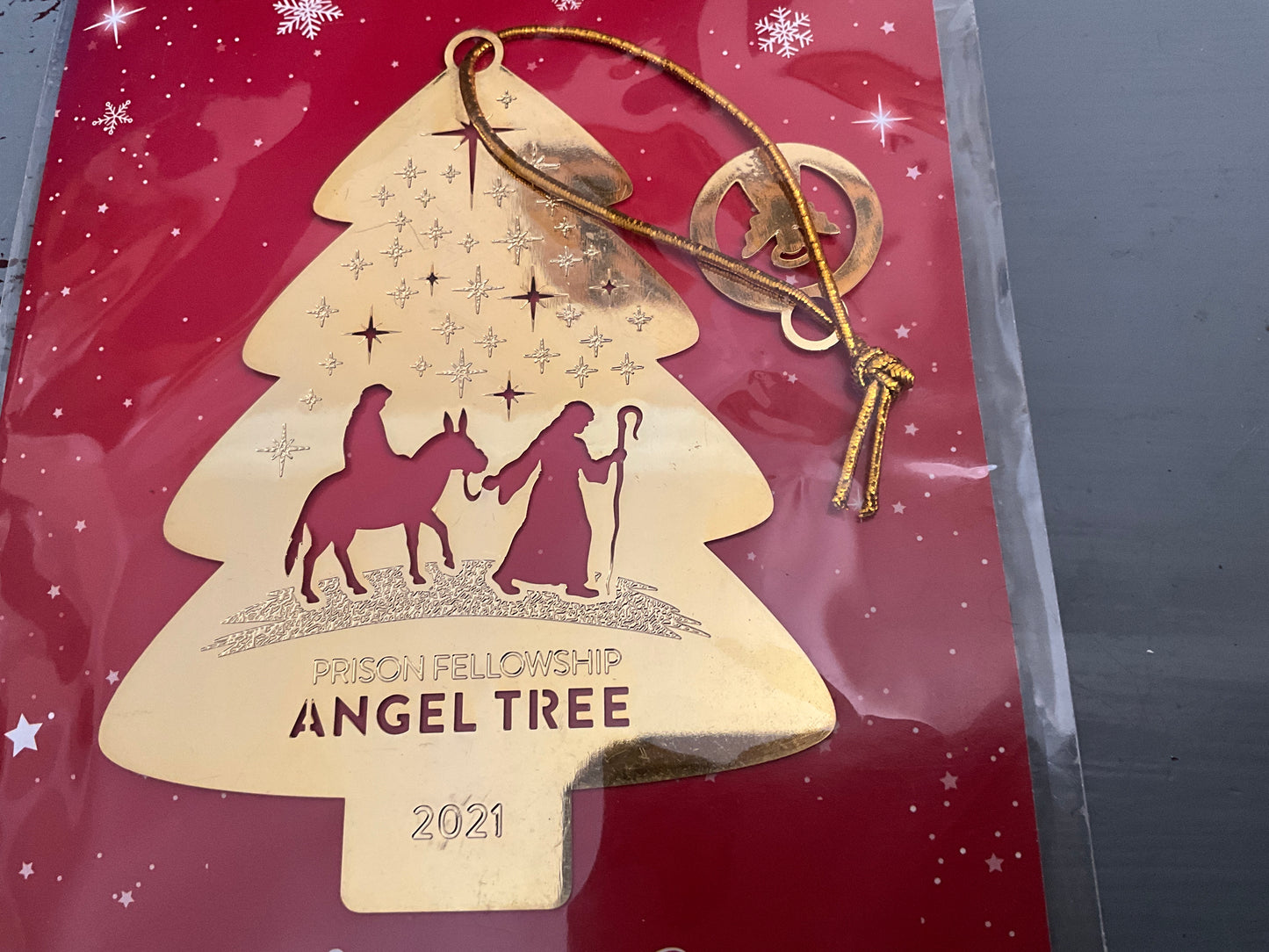 Angel Tree The Light of the World 2021 Prison Fellowship Christmas holiday ornament