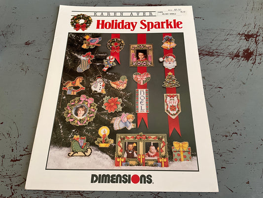 Dimensions Holiday Sparkle by Karen Avery counted cross stitch chart