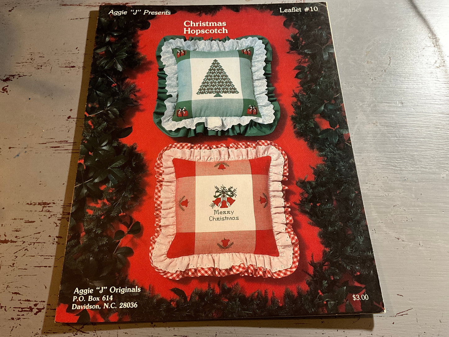 Aggie J Designs Christmas Hopscotch Leaflet #10 counted cross stitch chart