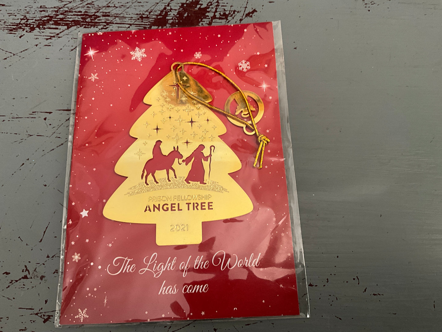 Angel Tree The Light of the World 2021 Prison Fellowship Christmas holiday ornament