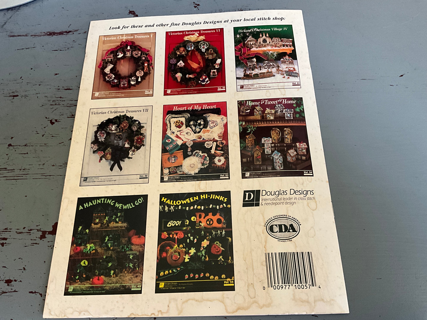 Douglas Designs choice Dickens’ Christmas Village counted cross stitch charts see pictures and variations