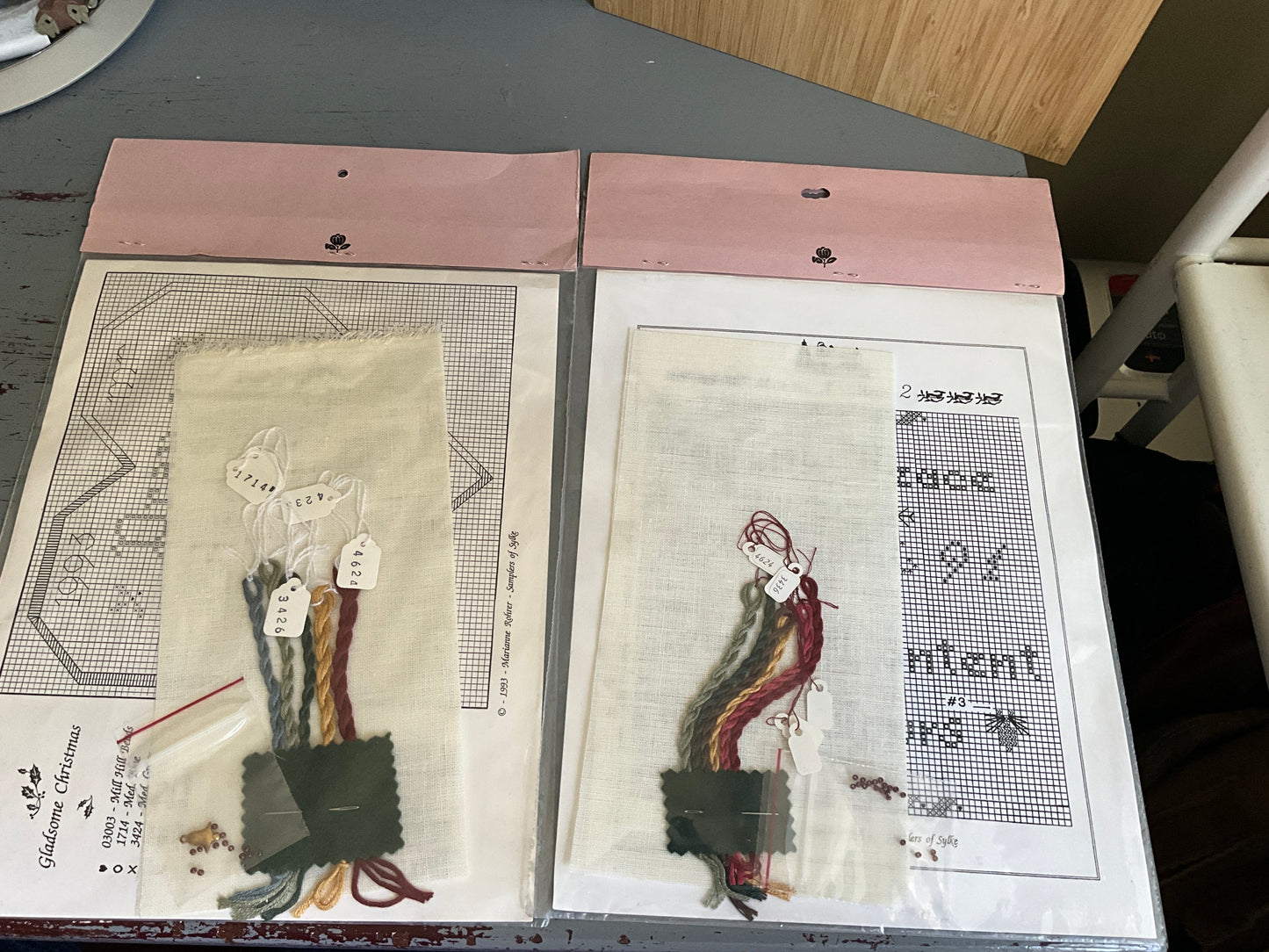 Samplers of Sylke choice cross stitch kits see pictures and variations