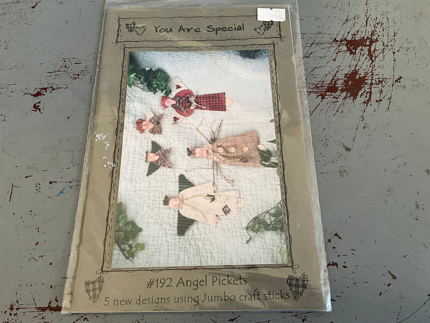 you Are Special Angel Pickets #192 5 new designs using jumbo craft sticks craft pattern