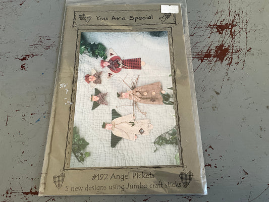 you Are Special Angel Pickets #192 5 new designs using jumbo craft sticks craft pattern