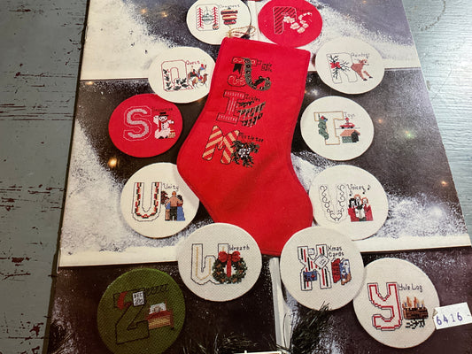 Sabra Mary Ellen Designs “C” Is For Christmas counted cross stitch chart