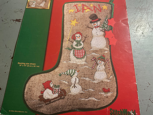 Stitch World X-Stitch SnoFolks 03-152L counted cross stitch chart*
