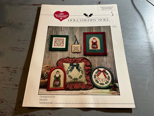 The Need’l Love Company Hollyberry Noel counted cross stitch chart