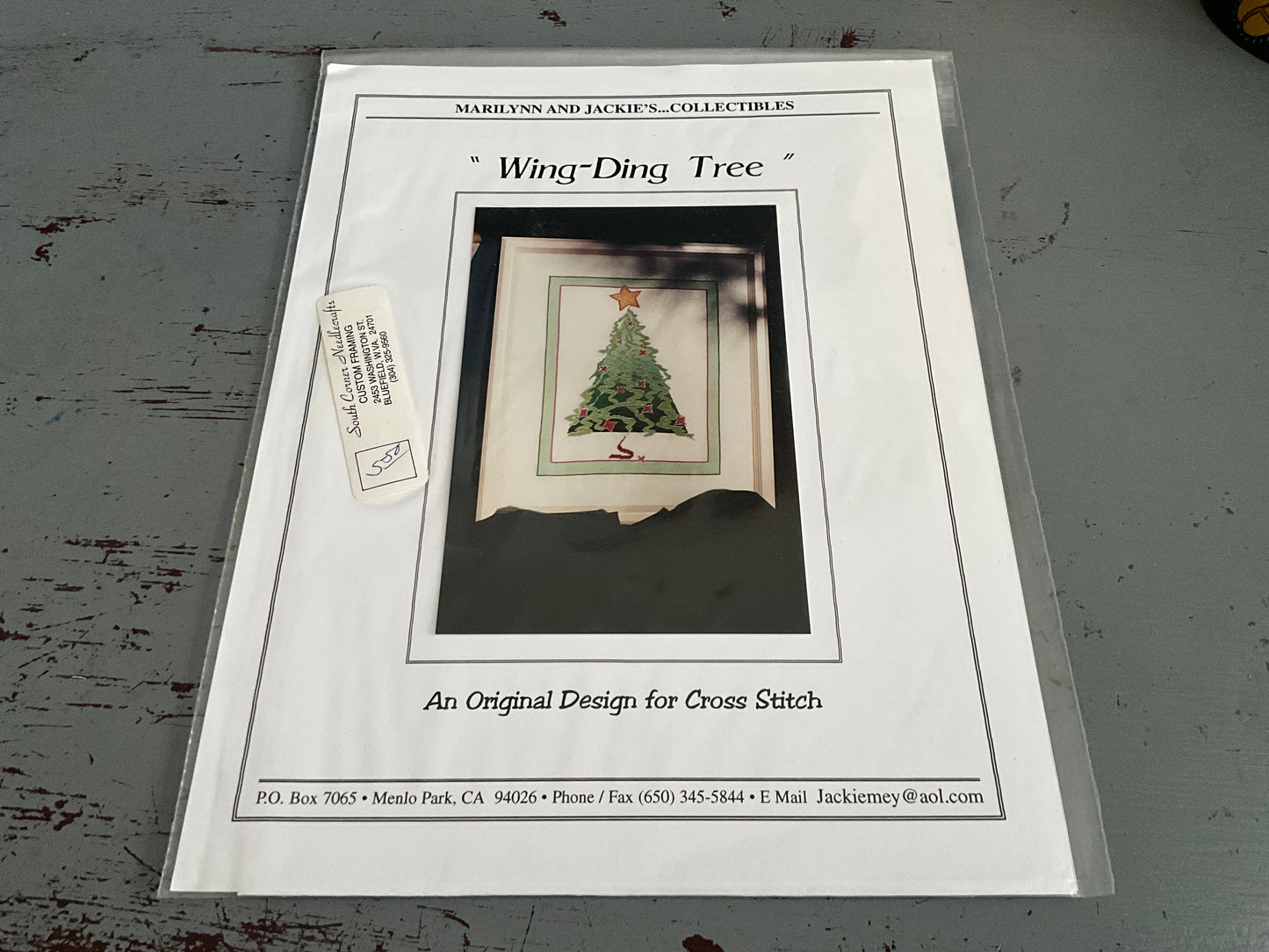 Marilyn and Jackie’s…Collectibles Wing-Ding Tree counted cross stitch chart