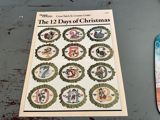 Better Homes and Gardens The 12 Days of Christmas Cross Stitch & Country Crafts chart