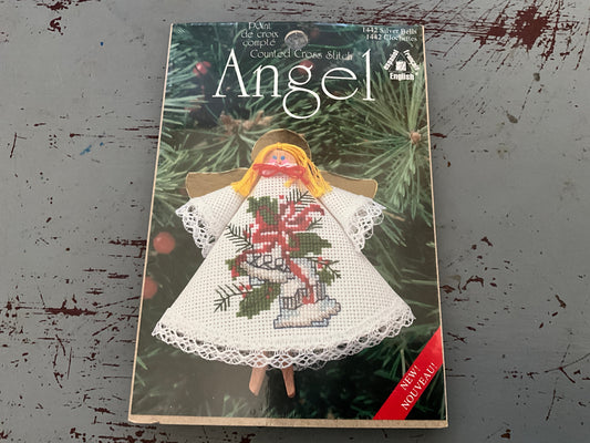 Designs for the Needle Angel Silver Bells 1442 counted cross stitch kit