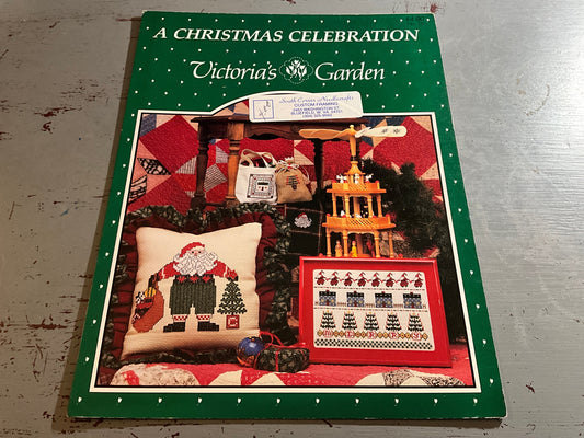 Victoria’s Garden A Christmas Celebration counted cross stitch chart