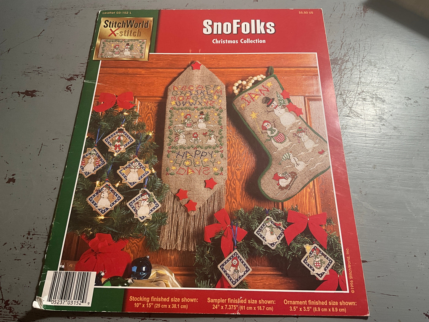 Stitch World X-Stitch SnoFolks 03-152L counted cross stitch chart*