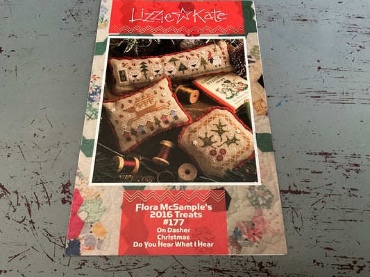 Lizzie Kate Flora Mc Sample’s 2016 Treats #177 counted cross stitch chart