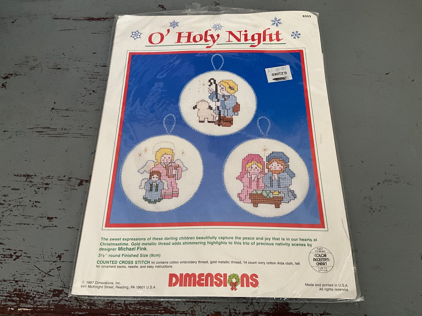Dimensions O’ Holy Night 8353 counted cross stitch kit