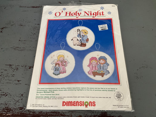 Dimensions O’ Holy Night 8353 counted cross stitch kit