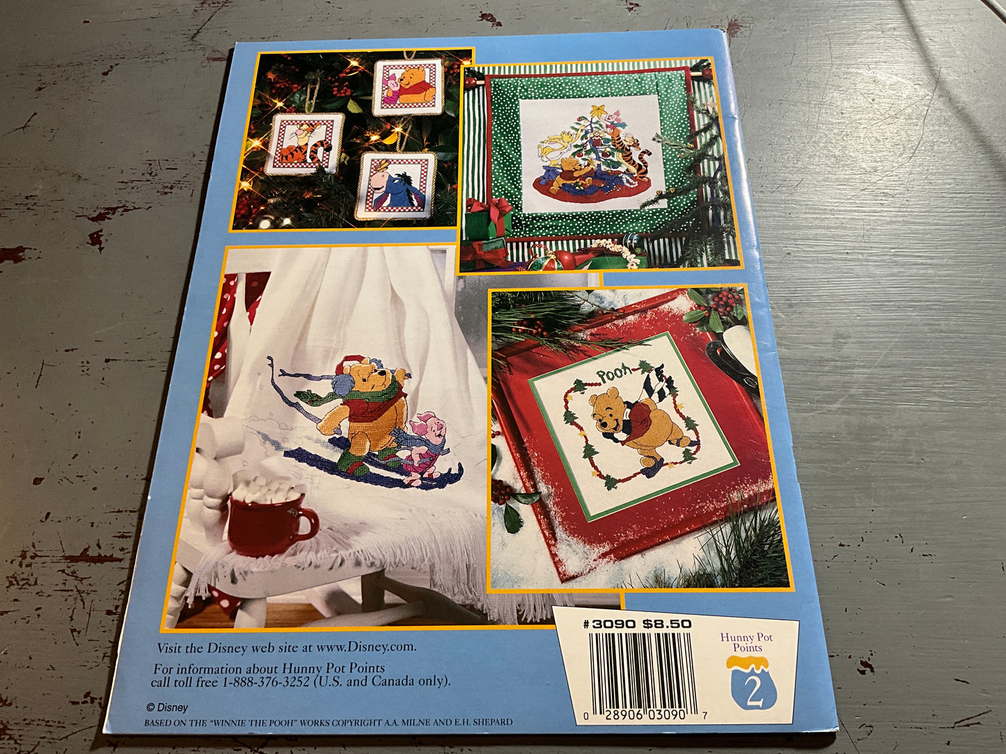 Leisure Arts Pooh Merry Christmas To You cross stitch chart