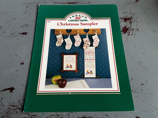 Thread Connection Christmas Sampler 1987 counted cross stitch chart
