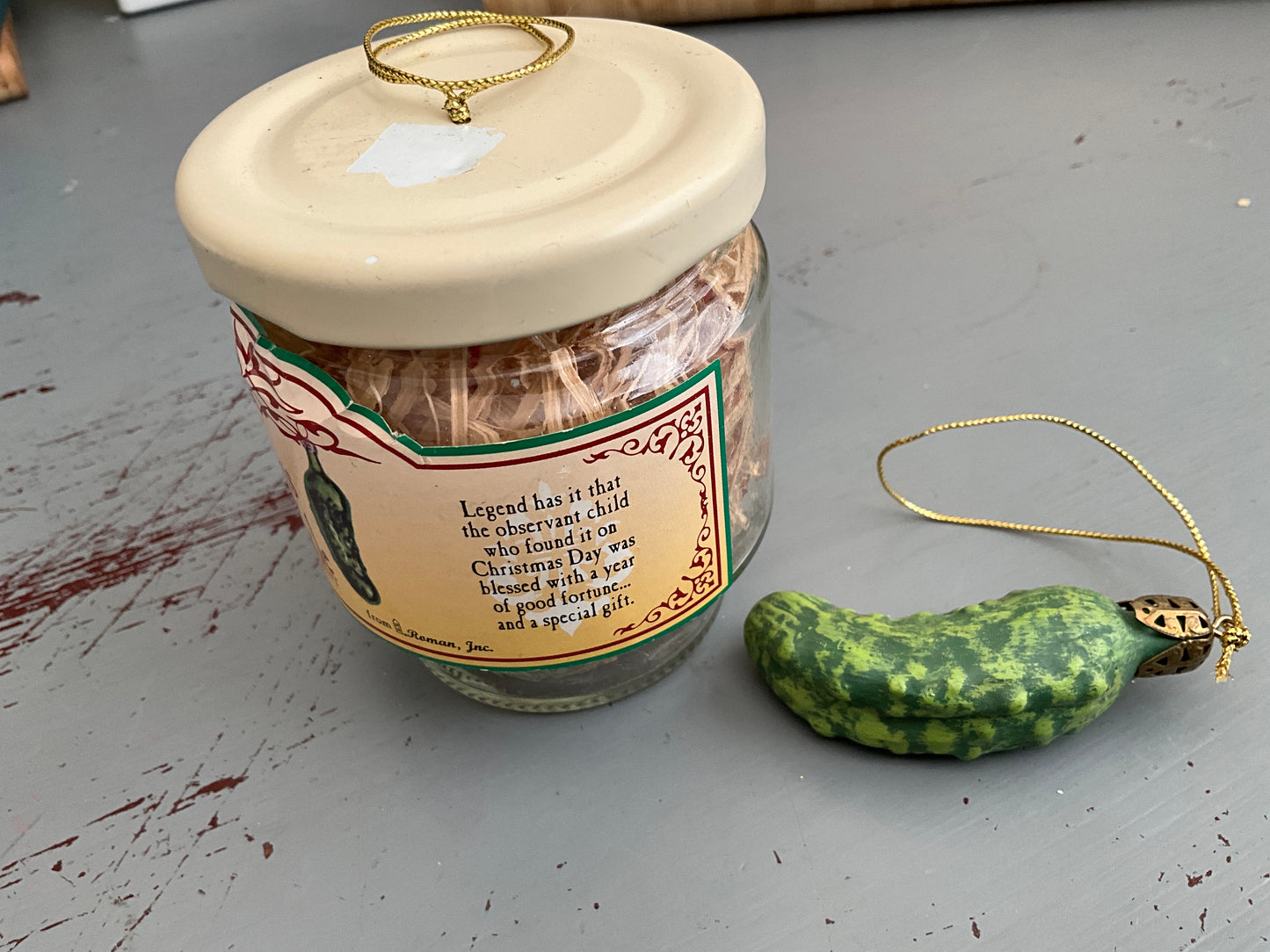 The Christmas Pickle Jar Christmas holiday ornament