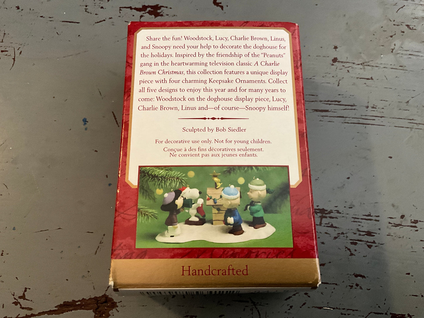 Hallmark Charlie Brown Ornament #2 Snoopy Christmas Keepsake Ornament QRP4191