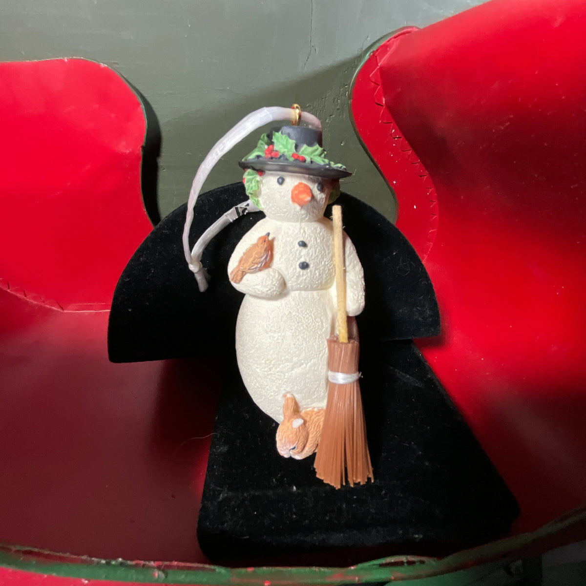 Hallmark My First Snowman 2001 Marjolein Bastin Nature's Sketchbook Keepsake ornament QX4442