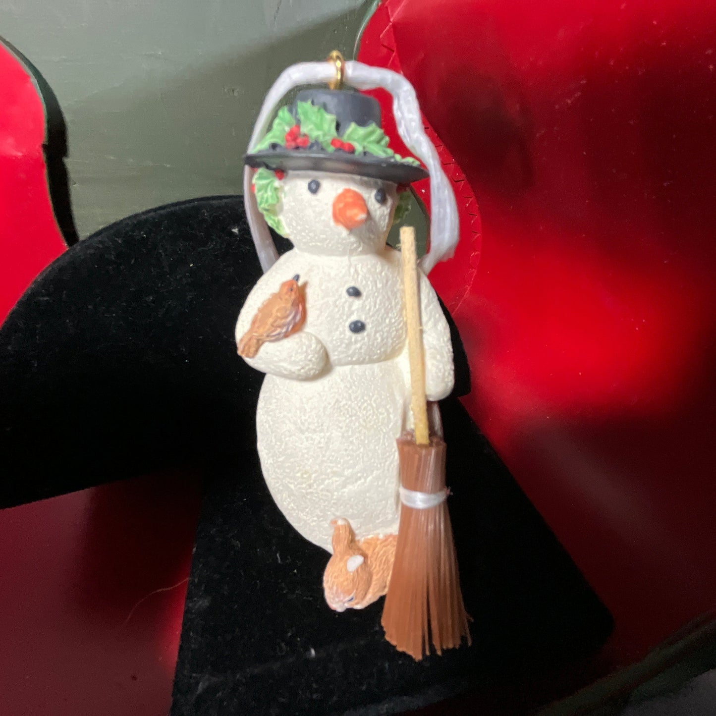 Hallmark My First Snowman 2001 Marjolein Bastin Nature's Sketchbook Keepsake ornament QX4442