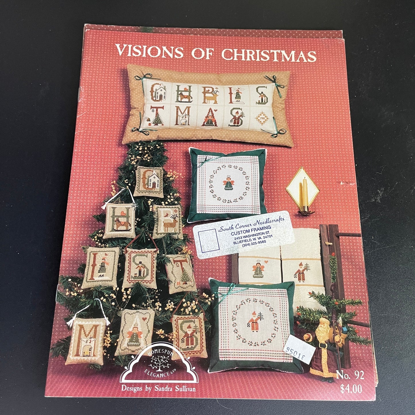Homespun Elegance amazing lot of 5 vintage Christmas counted cross stitch charts see pictures and description*
