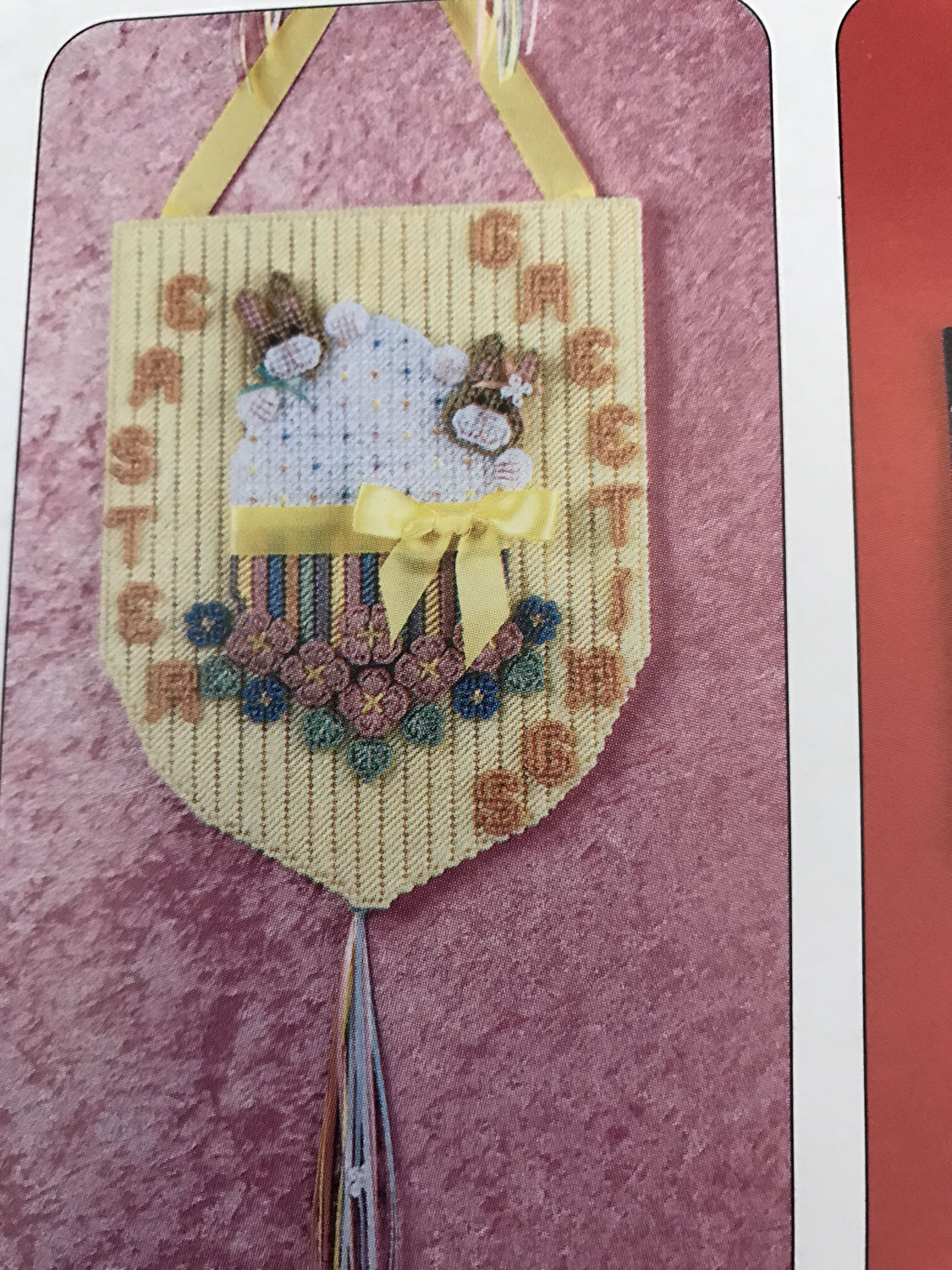 House of White Birches Plastic Canvas Festival of Banners pattern book