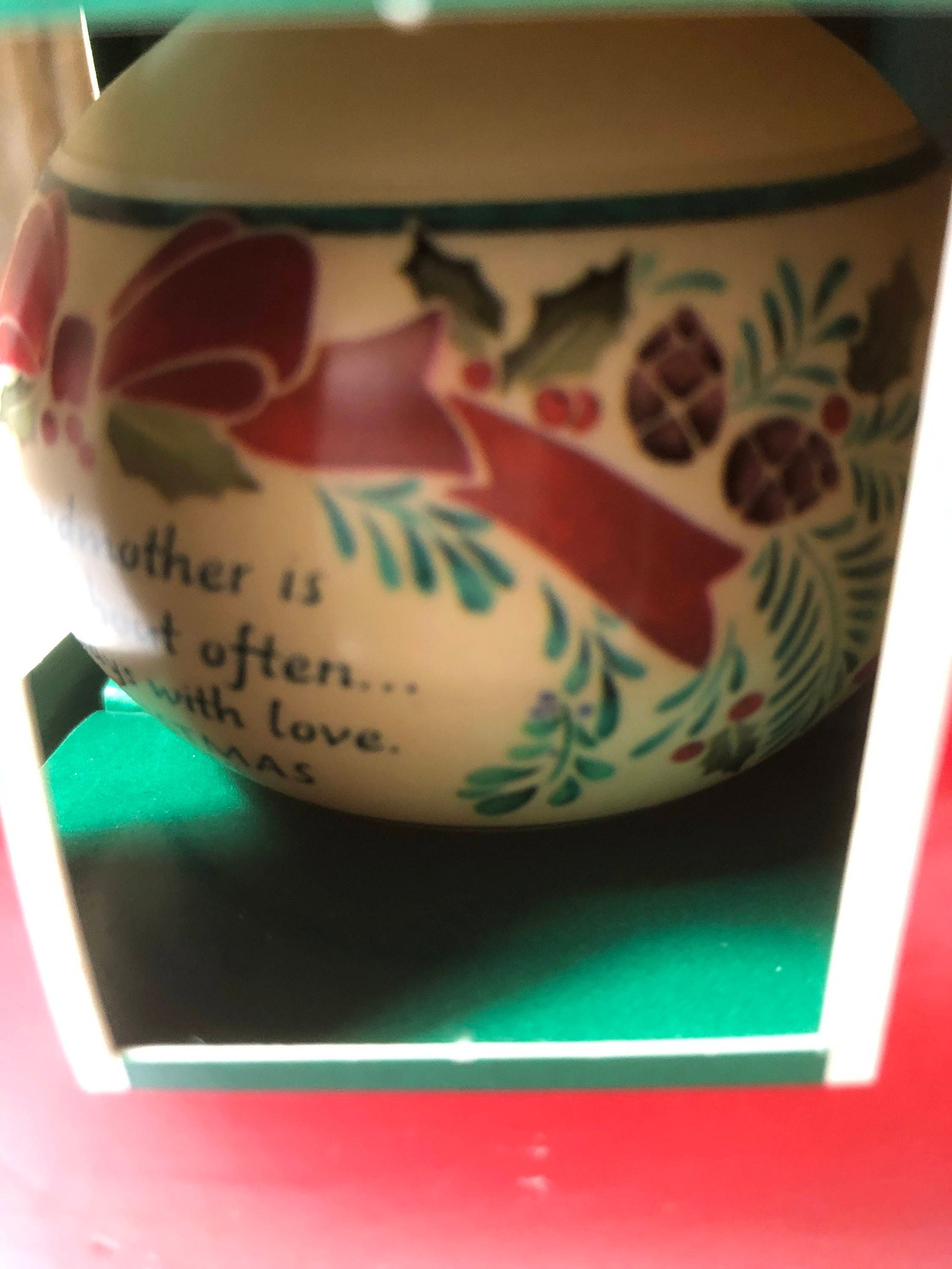 Hallmark, Grandmother, Vintage 1989, Keepsake Ornament QX2775