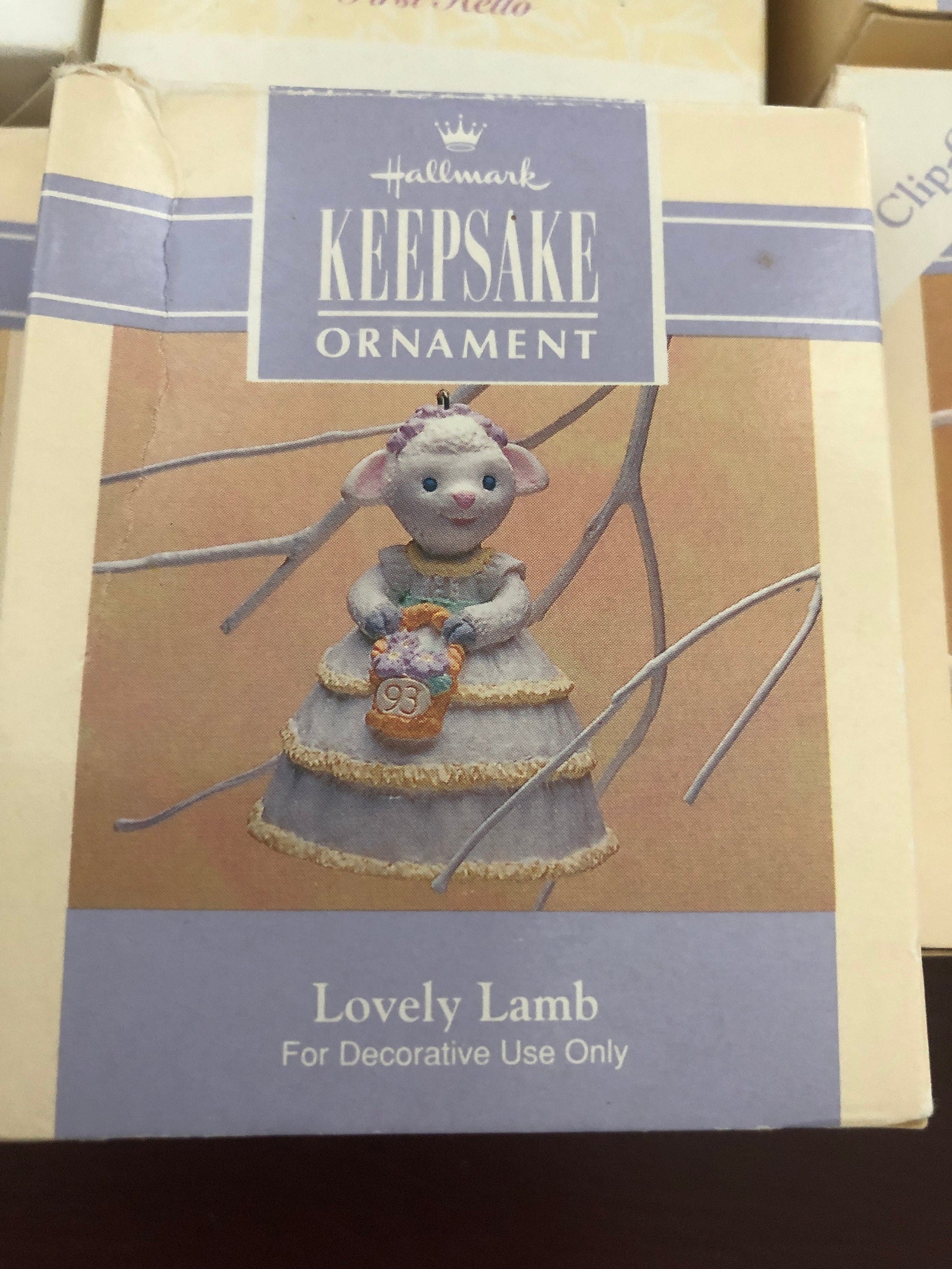 Hallmark, Collection of 6, Keepsake Vintage Collectible Easter Ornaments Includes...*