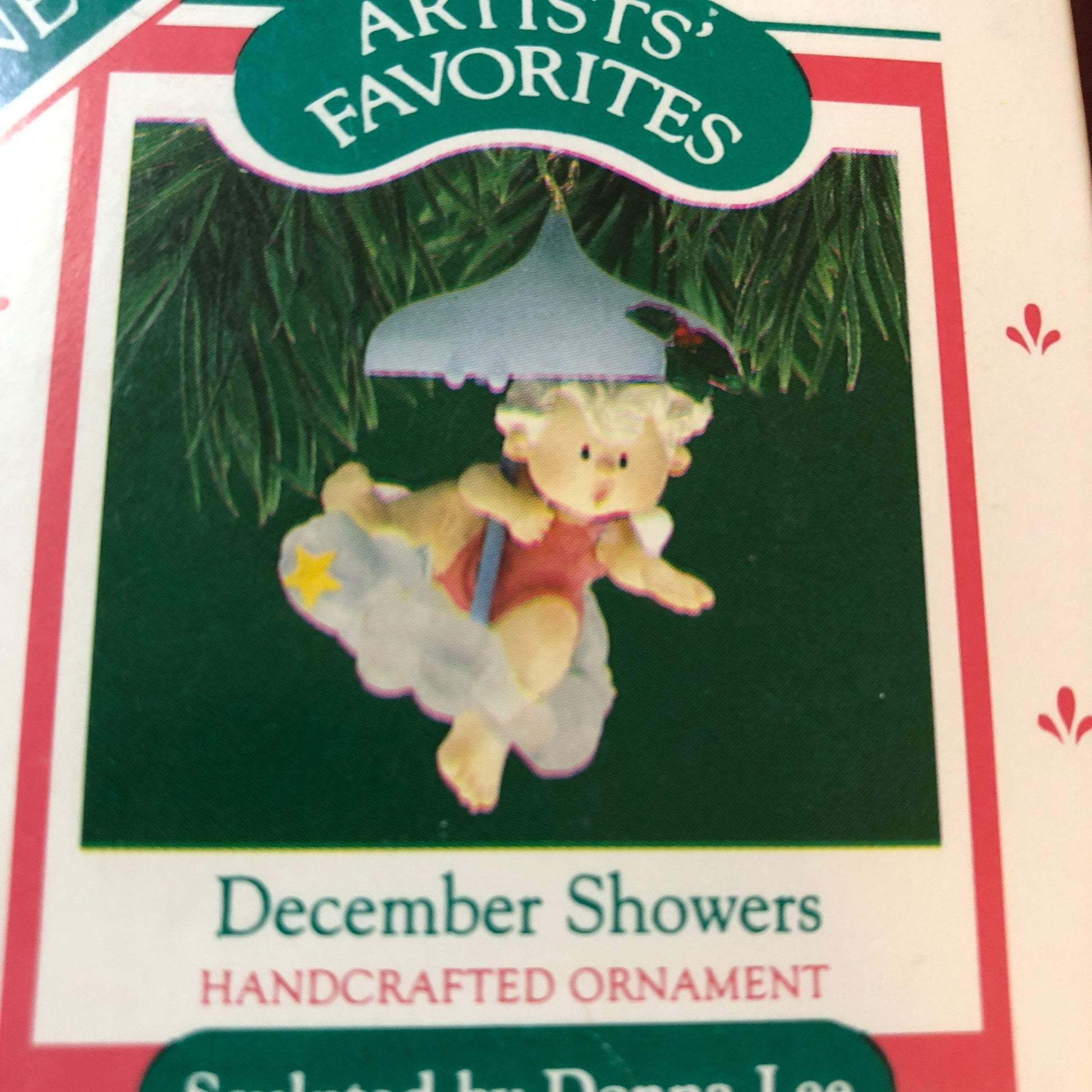 Hallmark, December Showers, Vintage 1987, Keepsake Ornament, QX4487*