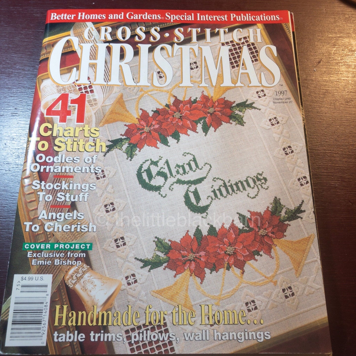 Cross Stitch Christmas, 41 Charts to Stitch, Vintage 1997, Counted Cross Stitch Magazine