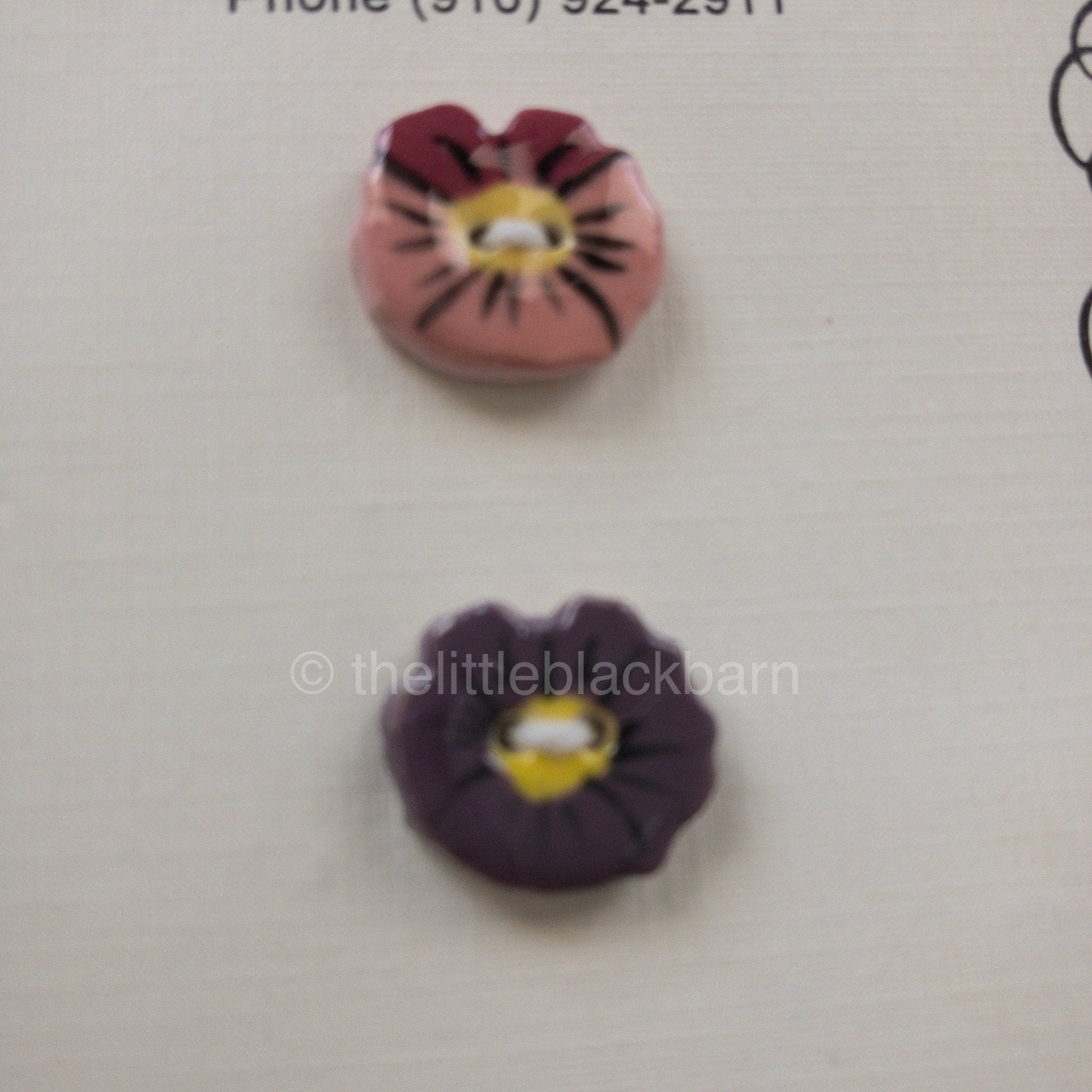 Lot of Decorative Buttons, Baby Metas, Hand-Crafted Flowers, Etc.*