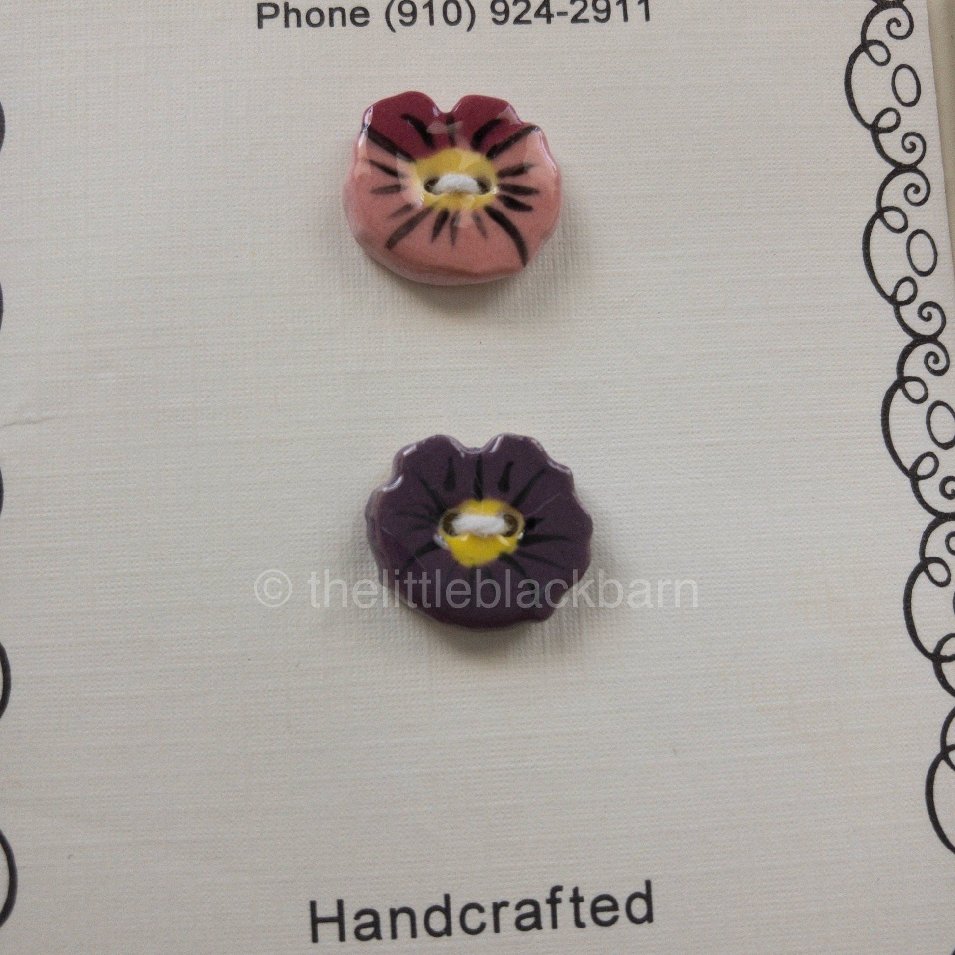 Lot of Decorative Buttons, Baby Metas, Hand-Crafted Flowers, Etc.*