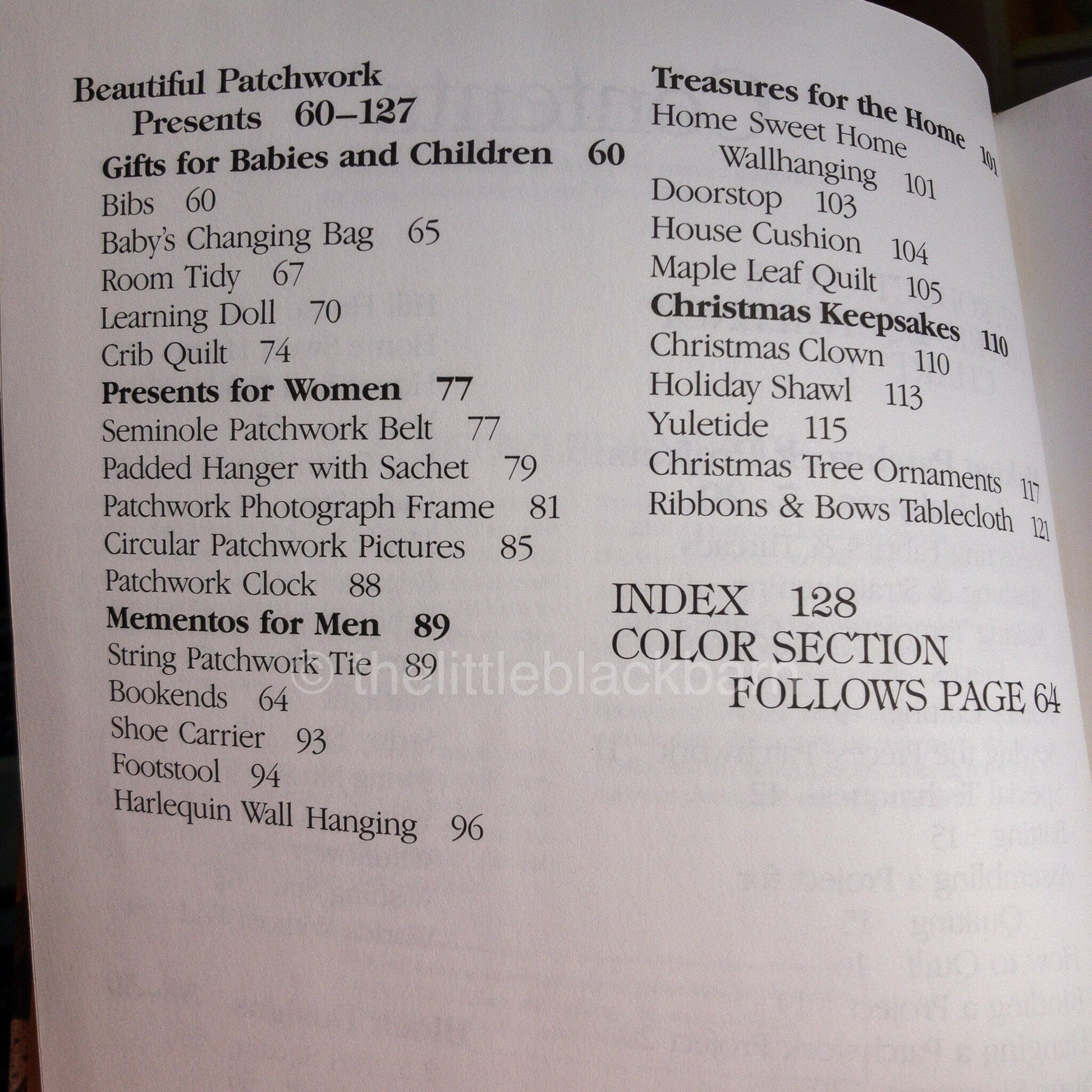 Beautiful Patchwork Gifts, Linda Seward, Vintage 1989 Hardcover Book