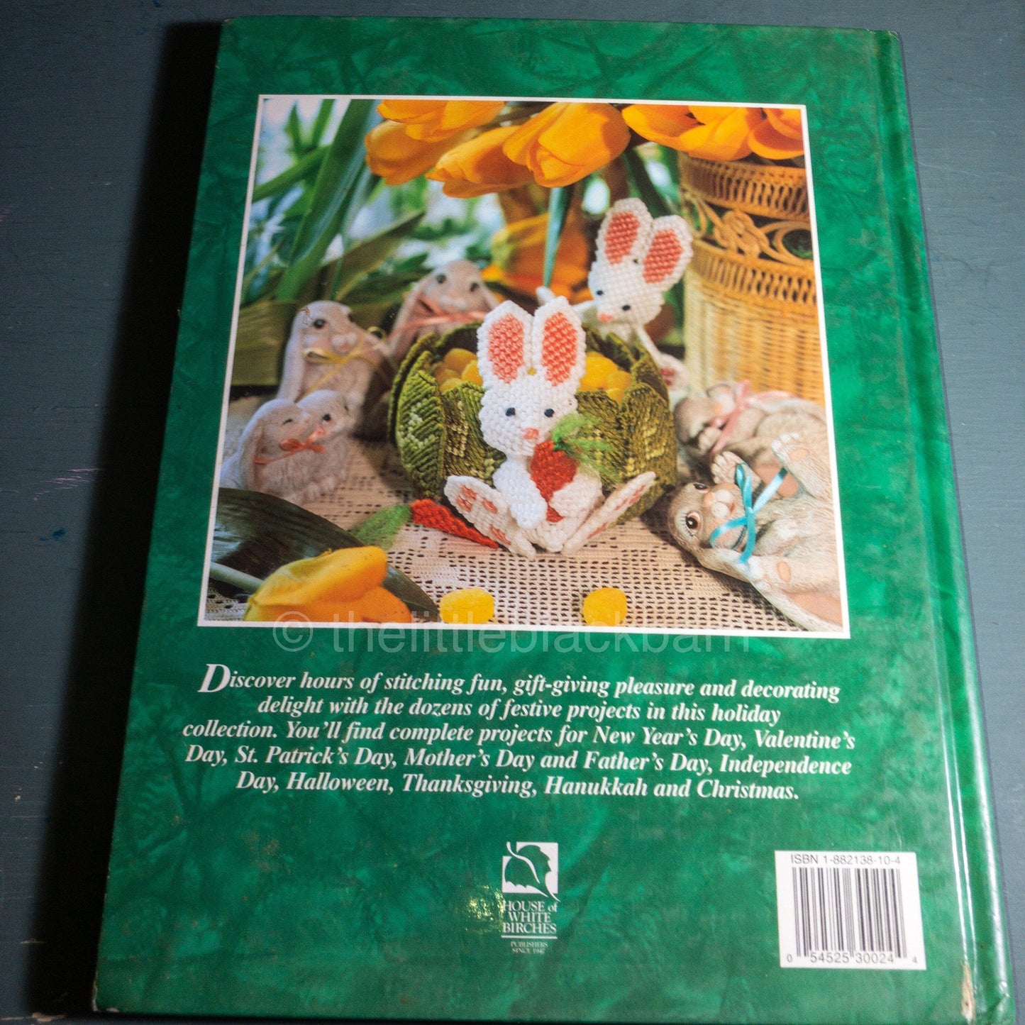 House of White Birches, Festival of Holiday, Plastic Canvas, Vintage 1995 Hardcover Book