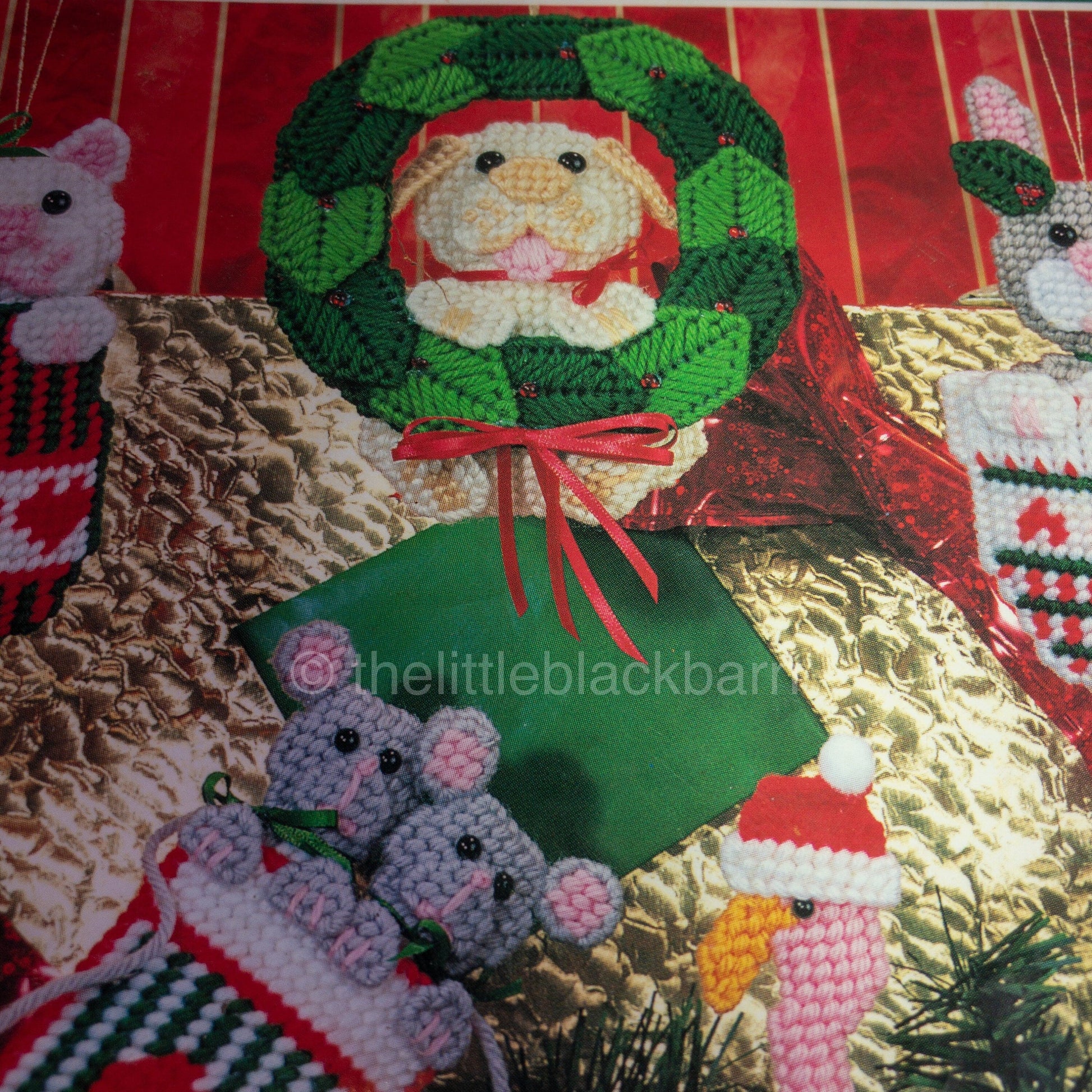 House of White Birches, Festival of Holiday, Plastic Canvas, Vintage 1995 Hardcover Book