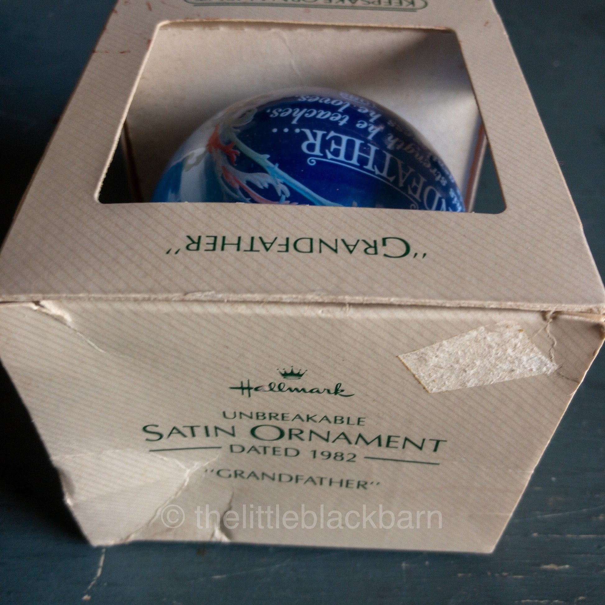 Hallmark Keepsake, Grandfather, Vintage 1982 Ornament, QX2076*